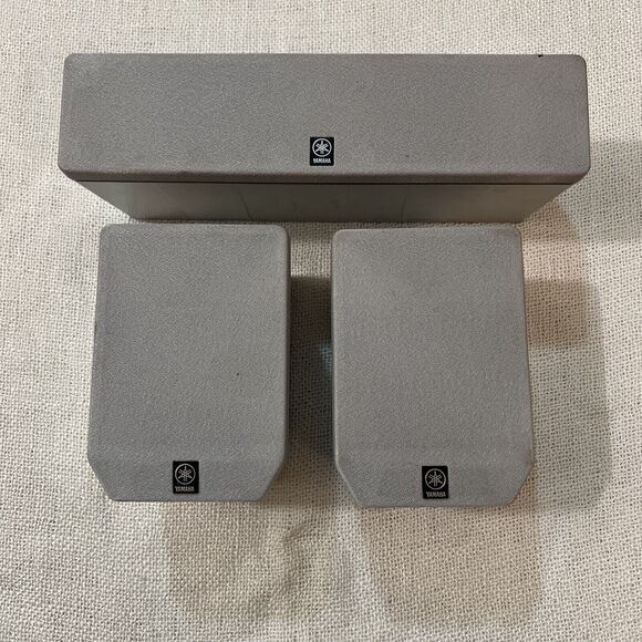 Yamaha NX-C270 Center Channel & 2 NX-E270 Book Shelf Speakers - 6 Ohms - Picture 6 of 9